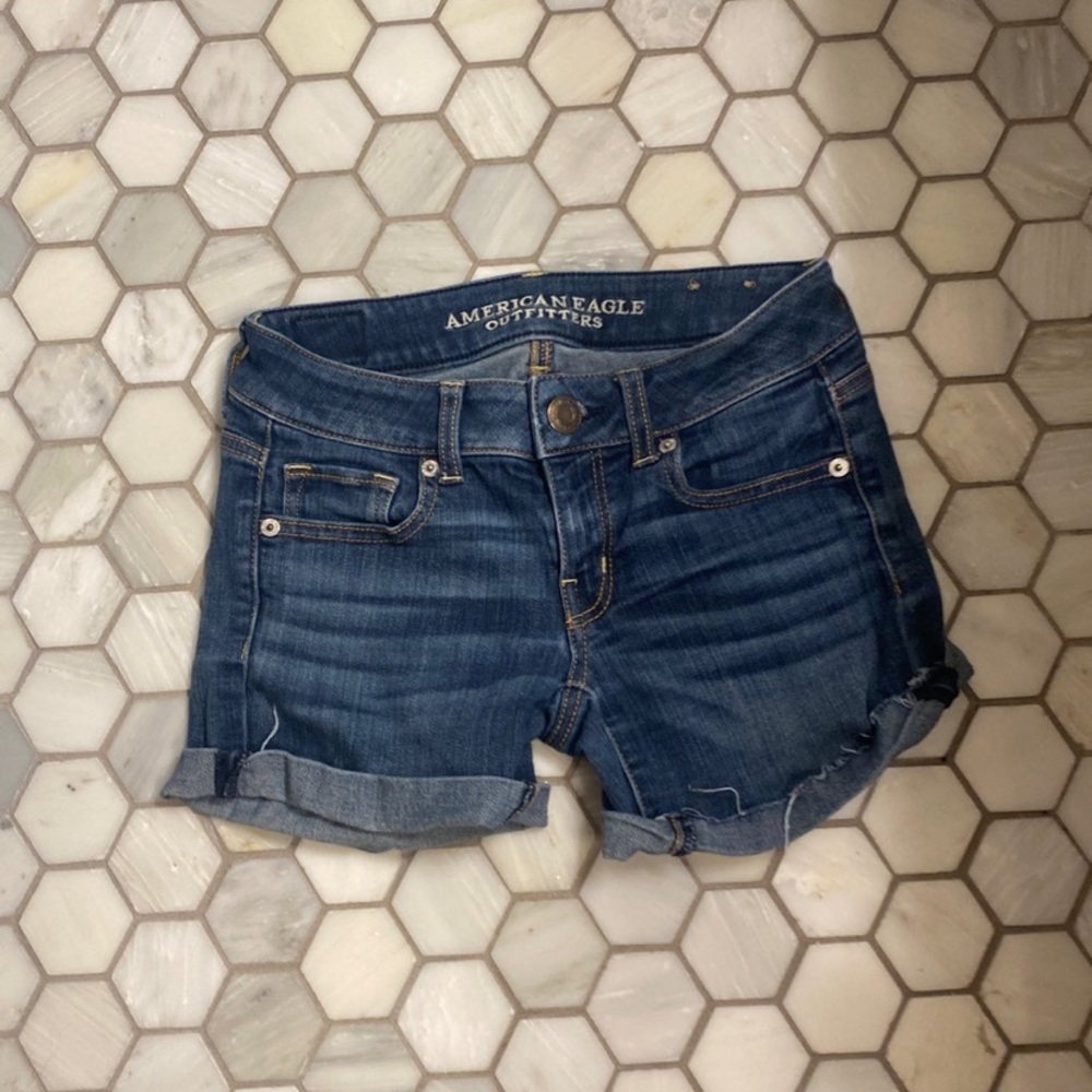 american eagle jean shorts